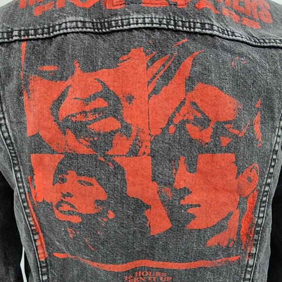 88Rising Higher Brothers Black Levis Jean Jacket, Men's Medium - Picture 7 of 14